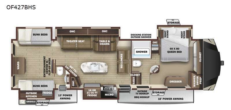 2021 Highland Ridge Rv Open Range OF427BHS in nebo NC