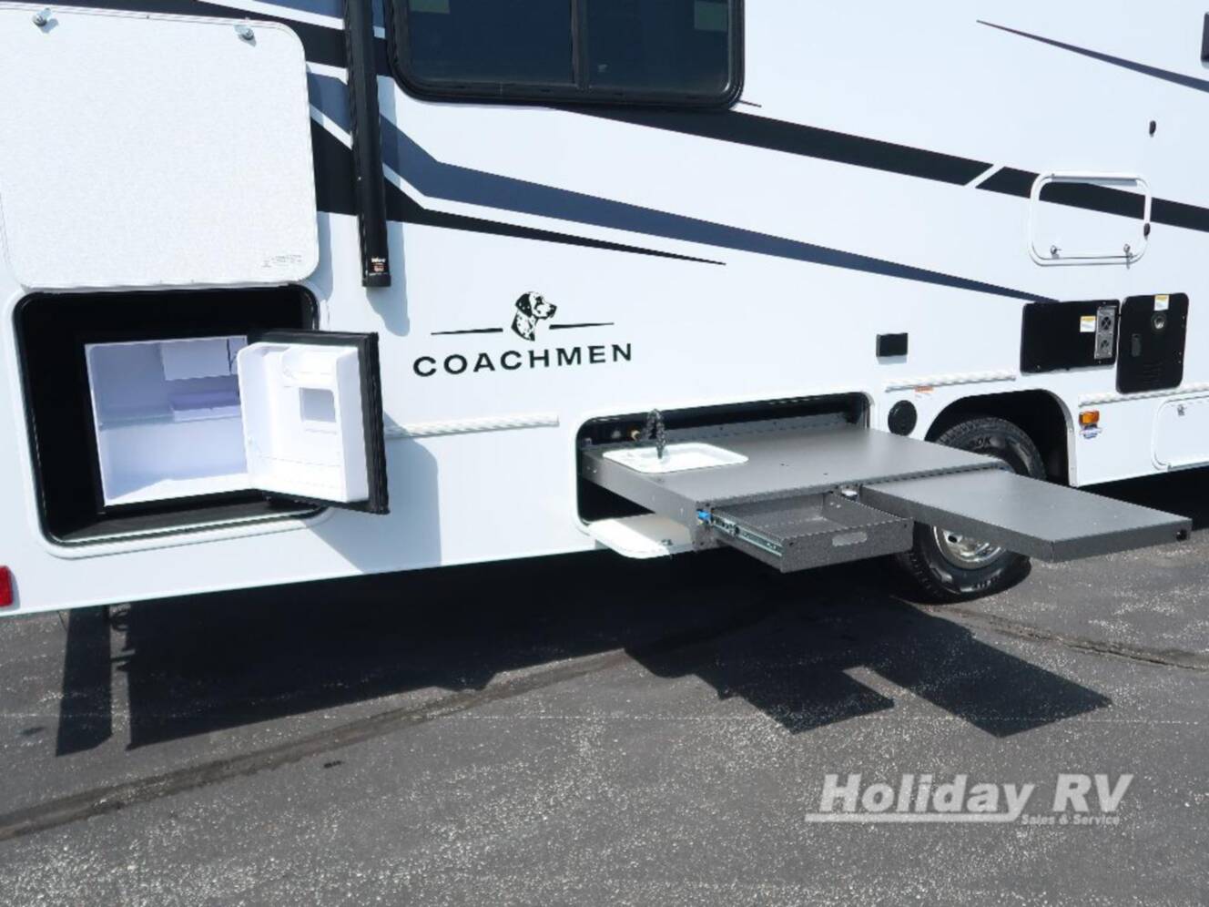 A photo of this 2027 Coachmen Rv Leprechaun 319MB Ford 450