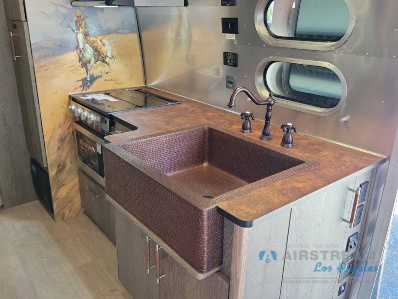 A photo of this 2026 Airstream Stetson 6666 Special Edition Queen Bed