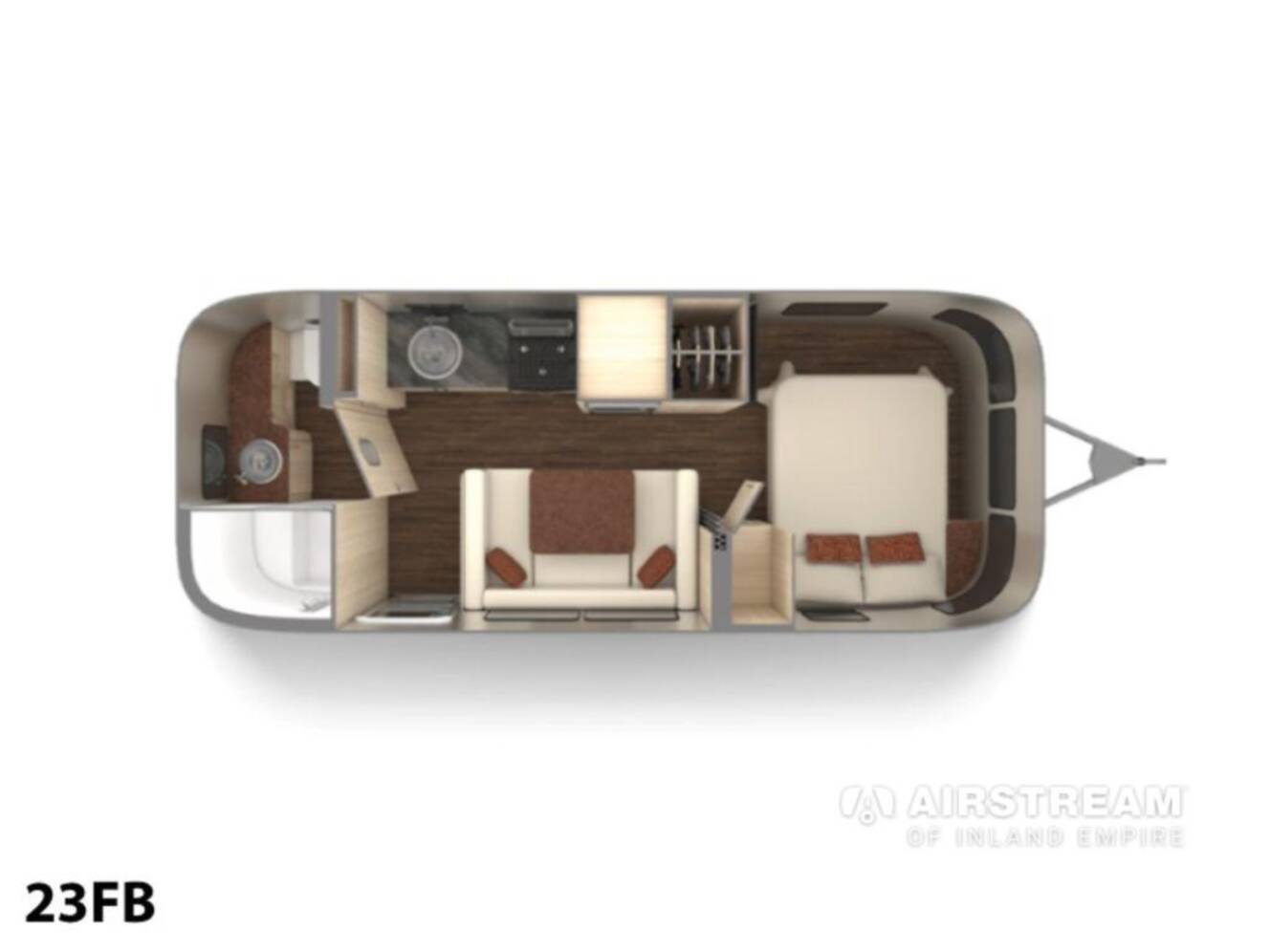 A photo of this 2020 Airstream International Serenity 23FBQ