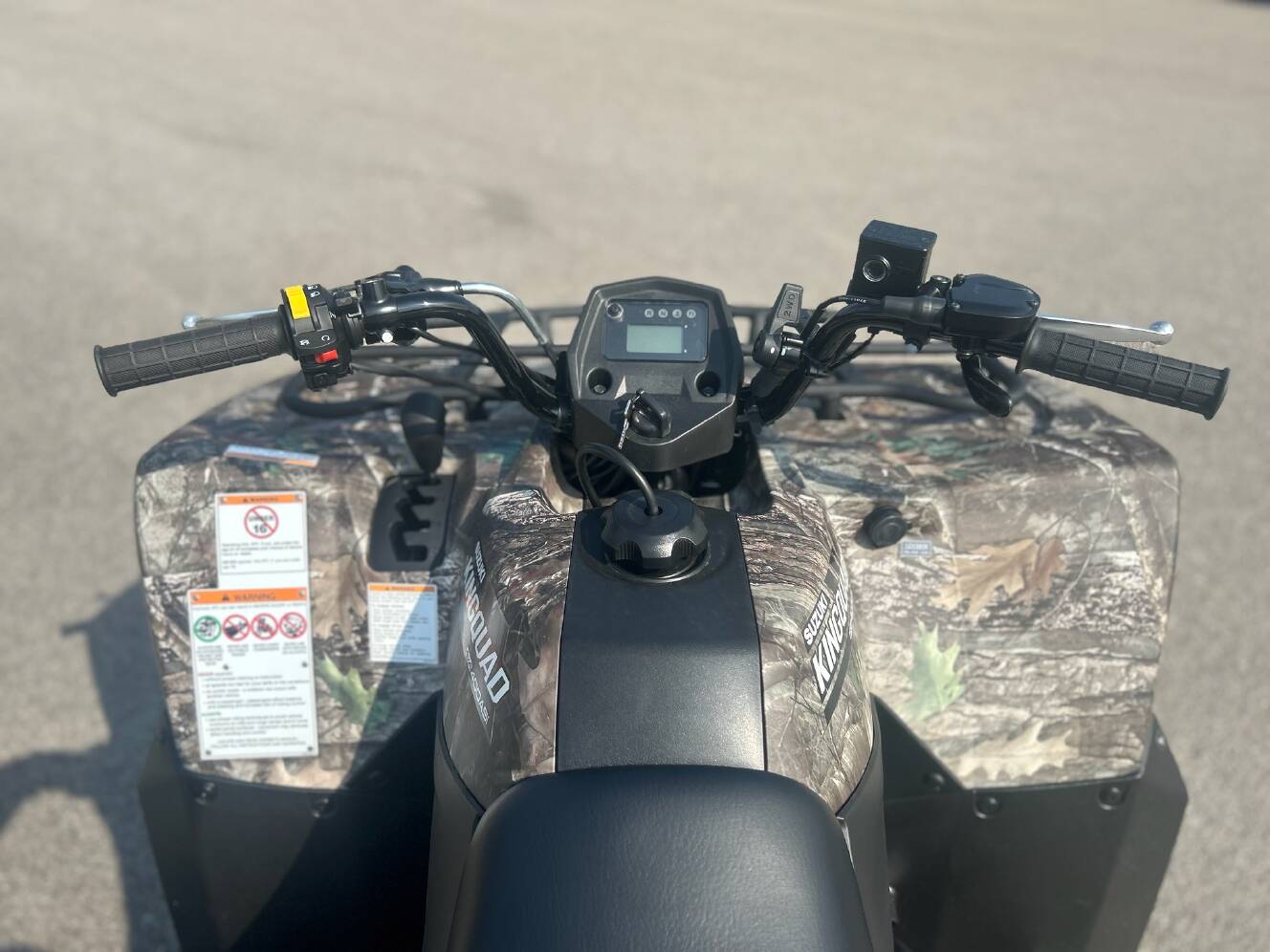 A photo of this 2025 Suzuki KingQuad 400ASi Camo