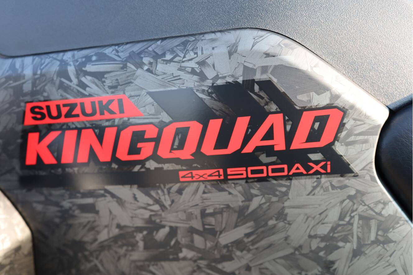 A photo of this 2026 Suzuki KingQuad 500AXi Power Steering SE 