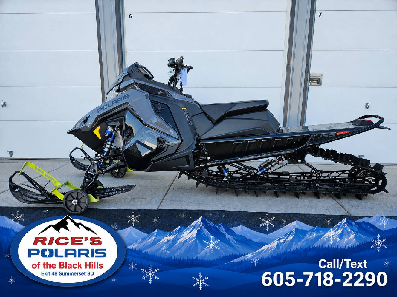 A photo of this 2025 Polaris 850 PRO RMK 155 SC