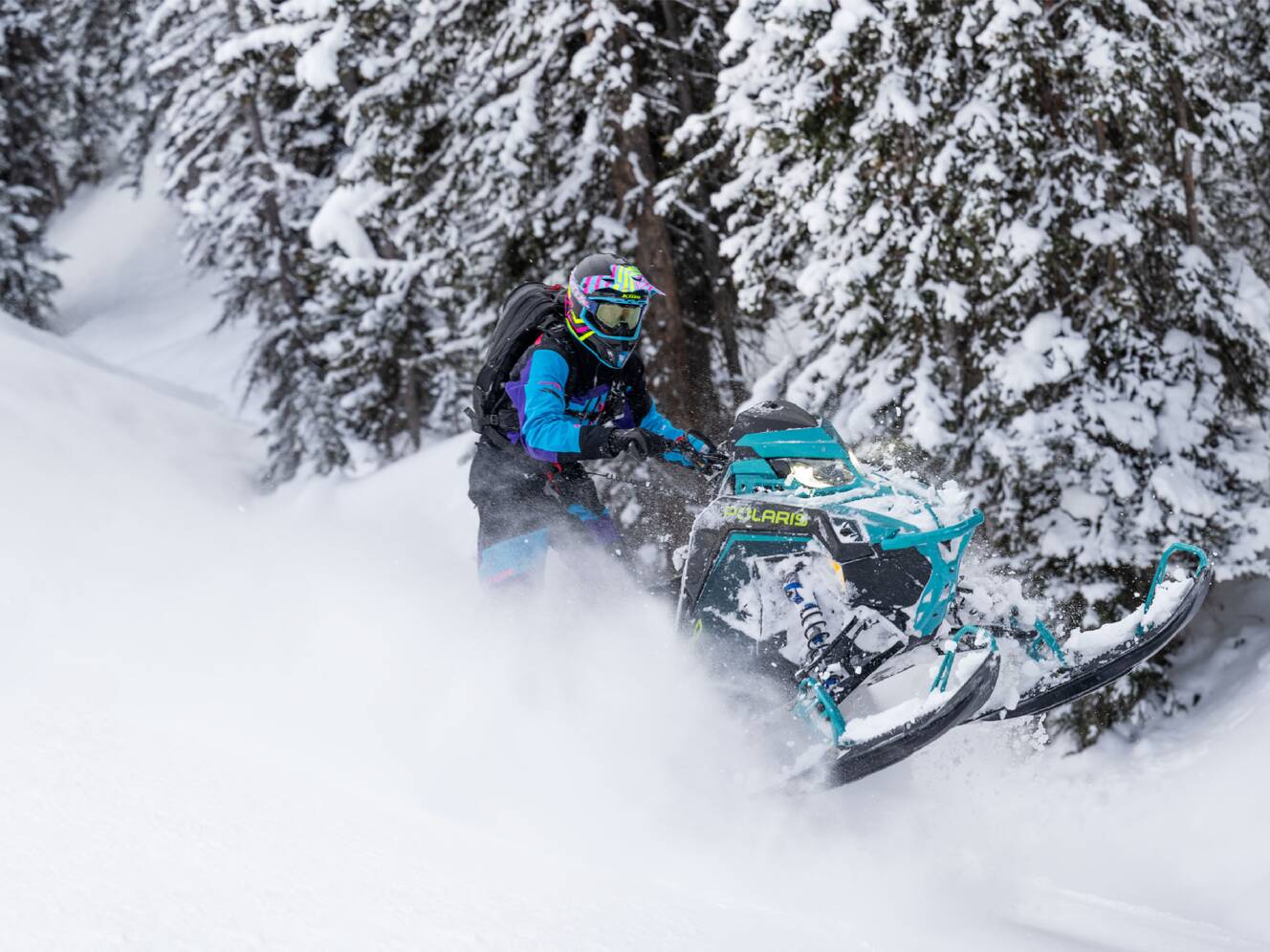 A photo of this 2025 Polaris 850 PRO RMK 155 SC
