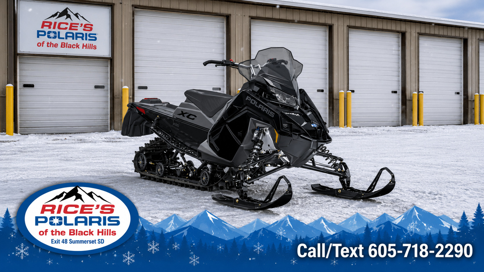 2027 Polaris 850 Switchback XC 146 Gloss Black 1.6 7S ES 850 146 1.6 in rapid city SD