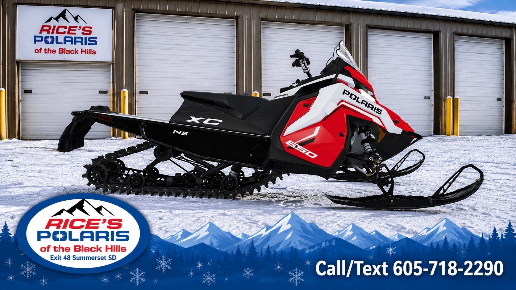 2027 Polaris 850 Switchback XC 146 Indy Red 1.6 7S ES 850 146 1.6 in rapid city SD