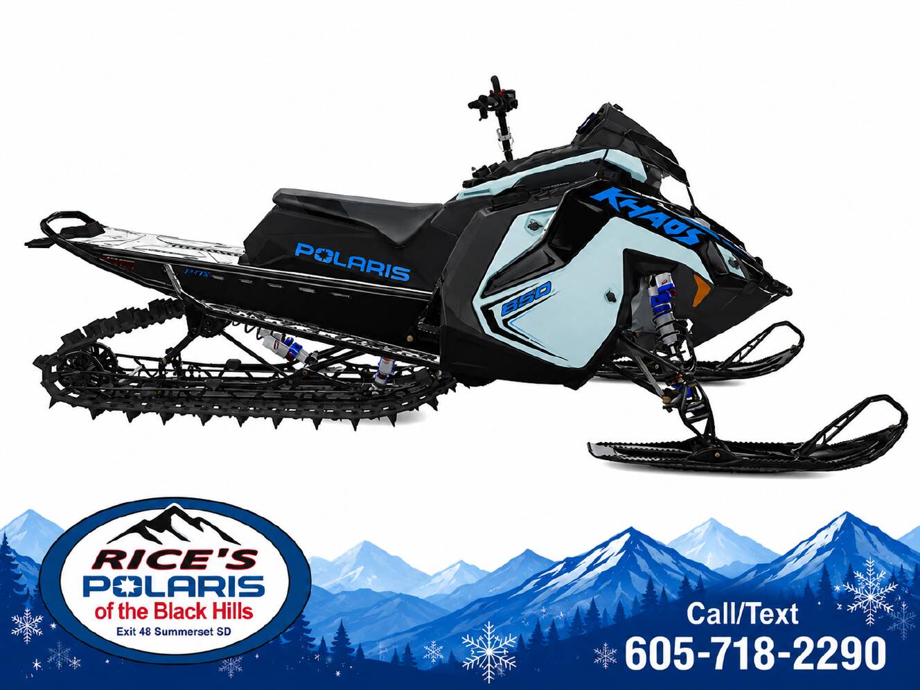 A photo of this 2026 Polaris 850 RMK Khaos 146 SC