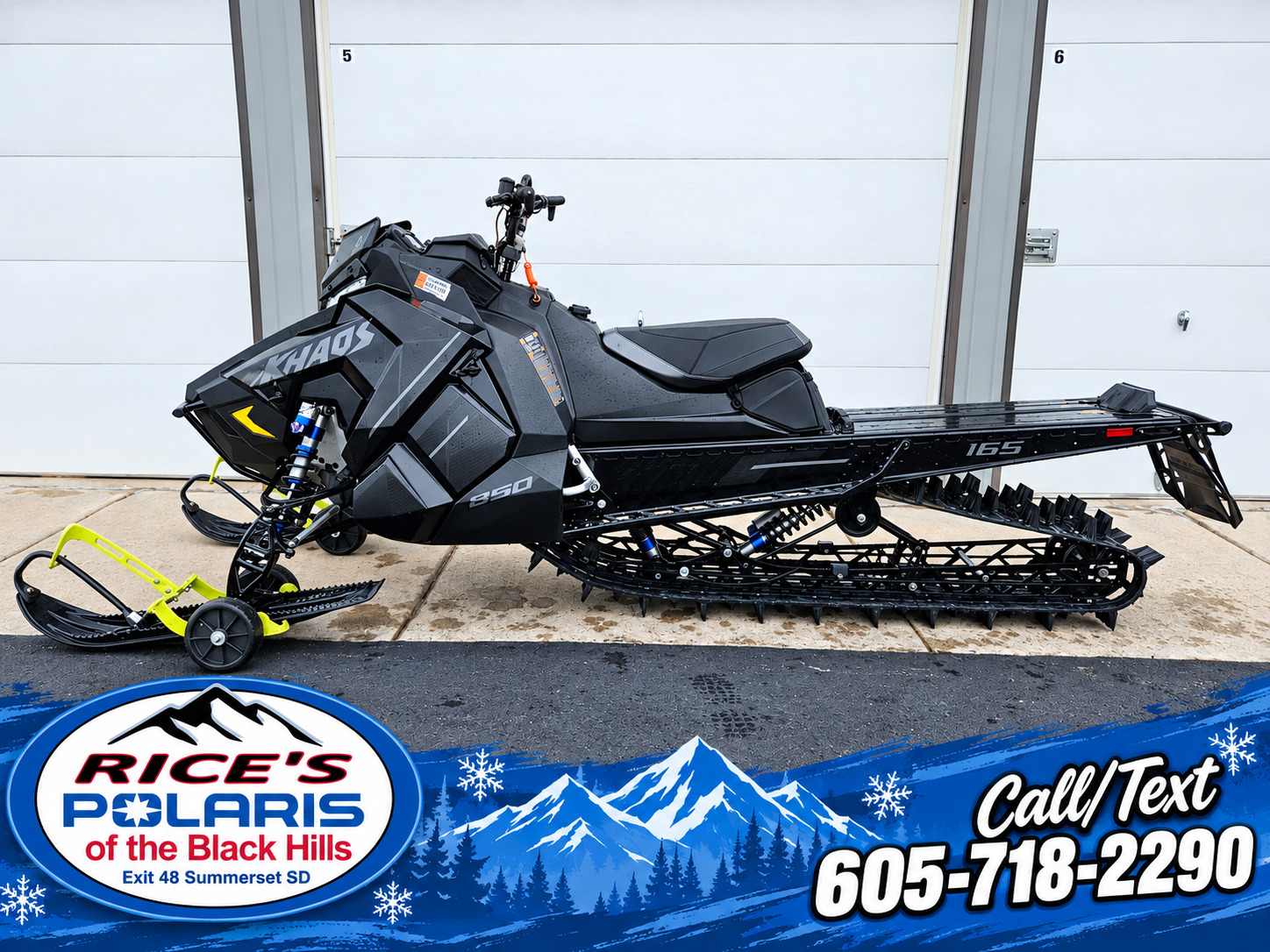 2022 Polaris 850 RMK KHAOS Axys 165 2.75 in. Factory Choice 850 165 2 75 in rapid city SD
