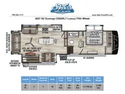 2027 KZ RV Durango D302RLT