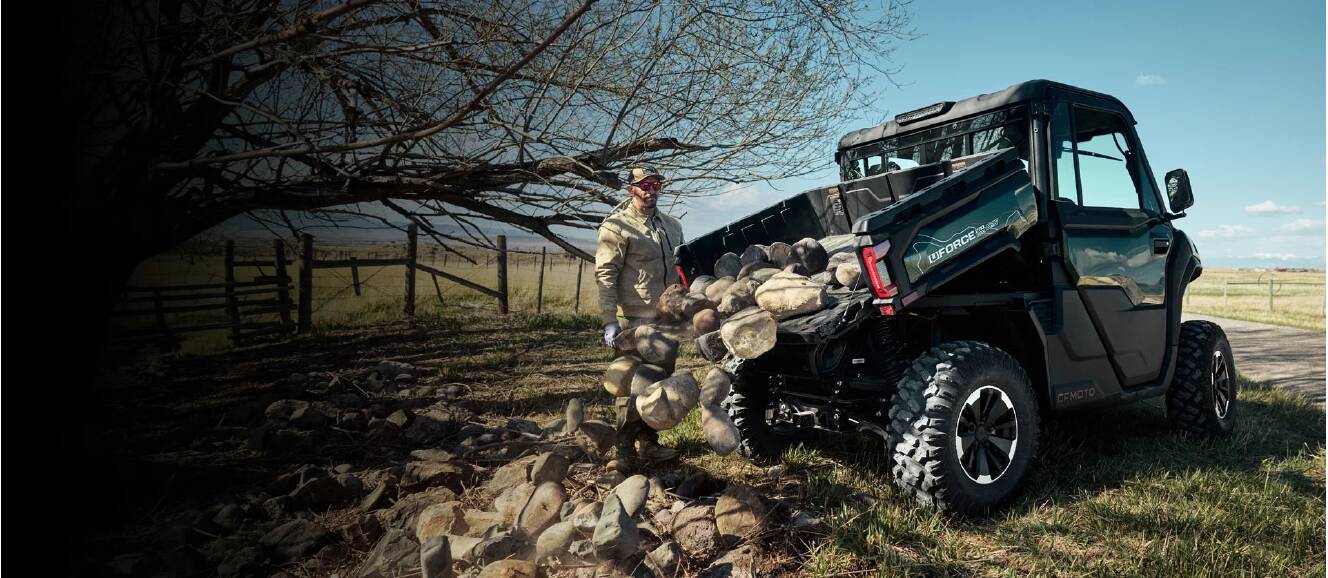 A photo of this 2027 CFMOTO UFORCE U10 Pro Highland EPS