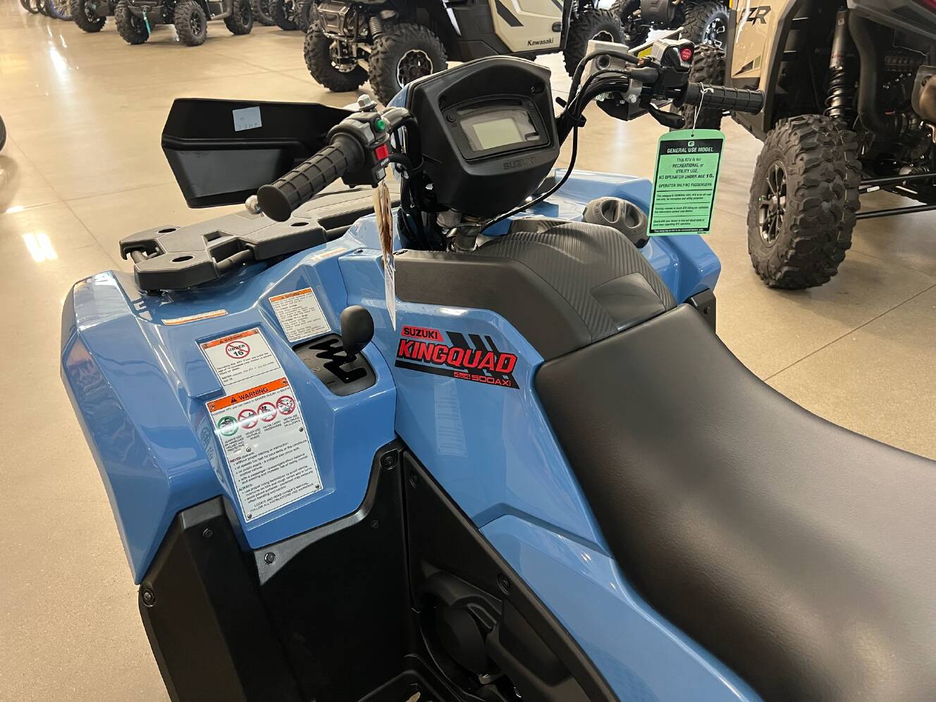 A photo of this 2026 Suzuki KingQuad 500AXi Power Steering SE