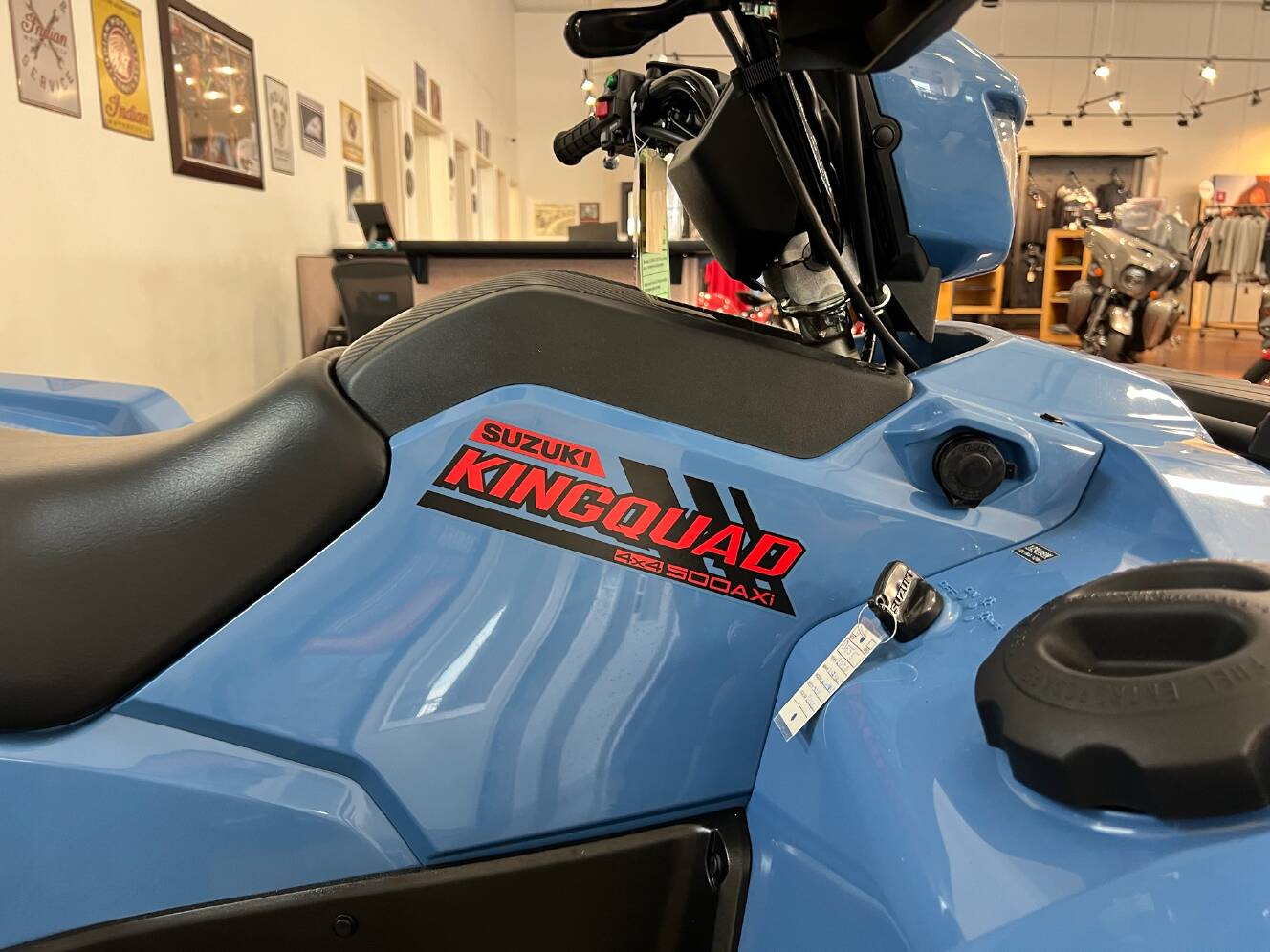 A photo of this 2026 Suzuki KingQuad 500AXi Power Steering SE