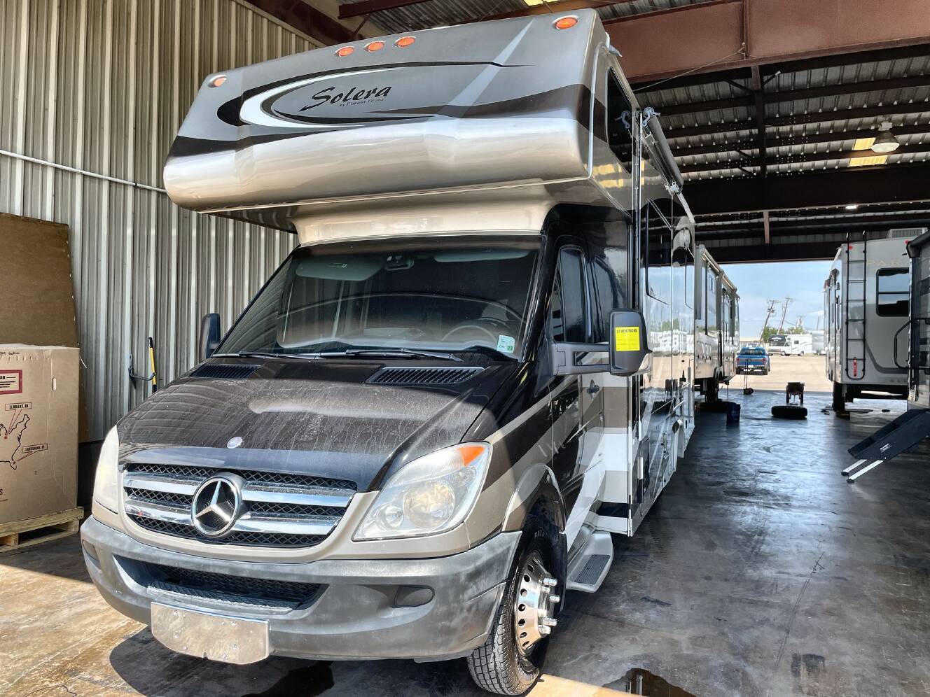 A photo of this 2014 Forest River Solera Class C 24R