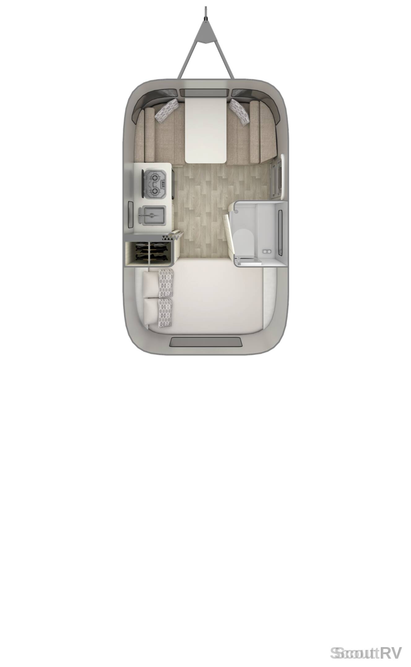 A photo of this 2027 Airstream Bambi 16RB