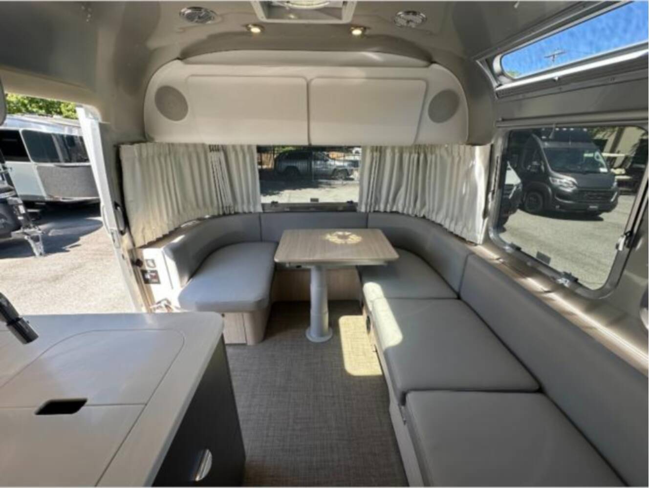 A photo of this 2026 Airstream Globetrotter 27FB Twin