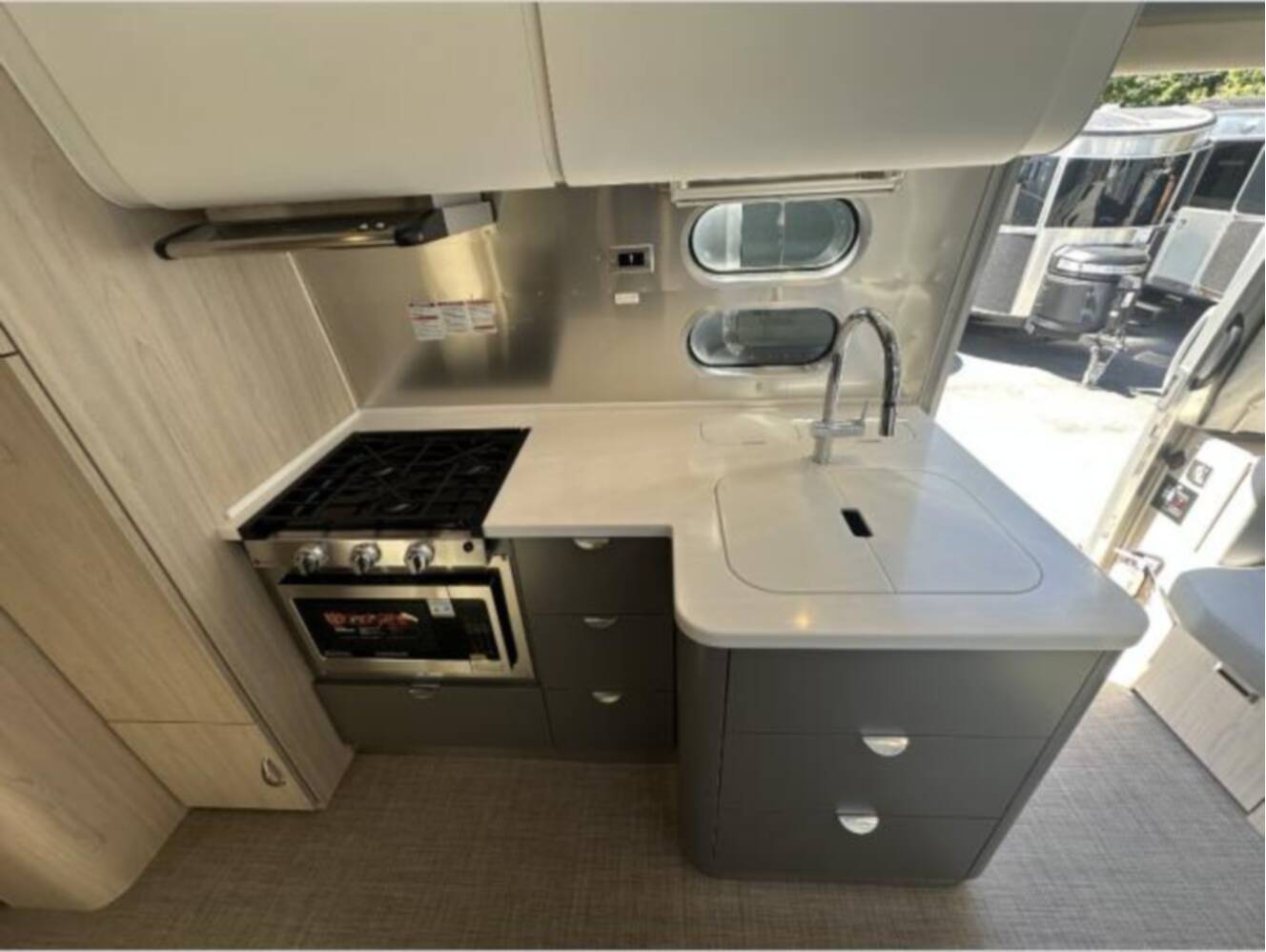 A photo of this 2026 Airstream Globetrotter 27FB Twin