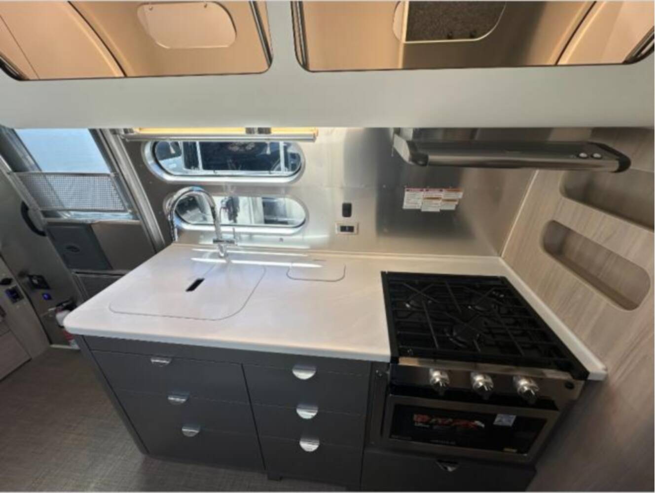A photo of this 2026 Airstream Trade Wind 25FB Twin