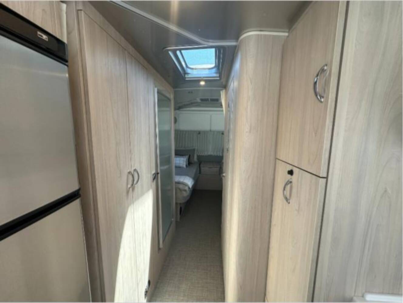 A photo of this 2026 Airstream Globetrotter 27FB Twin