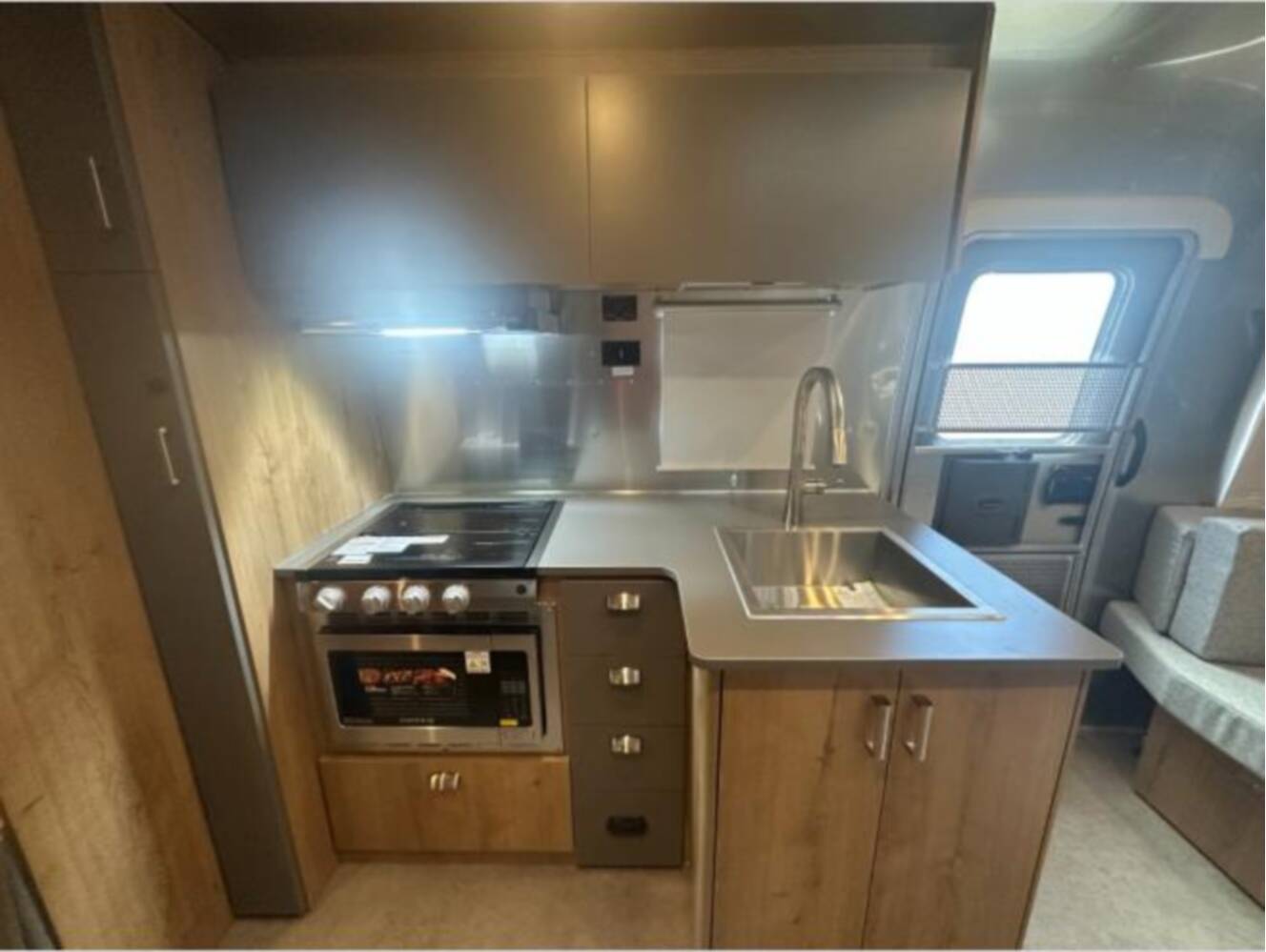 A photo of this 2027 Airstream Trade Wind 25FB Twin