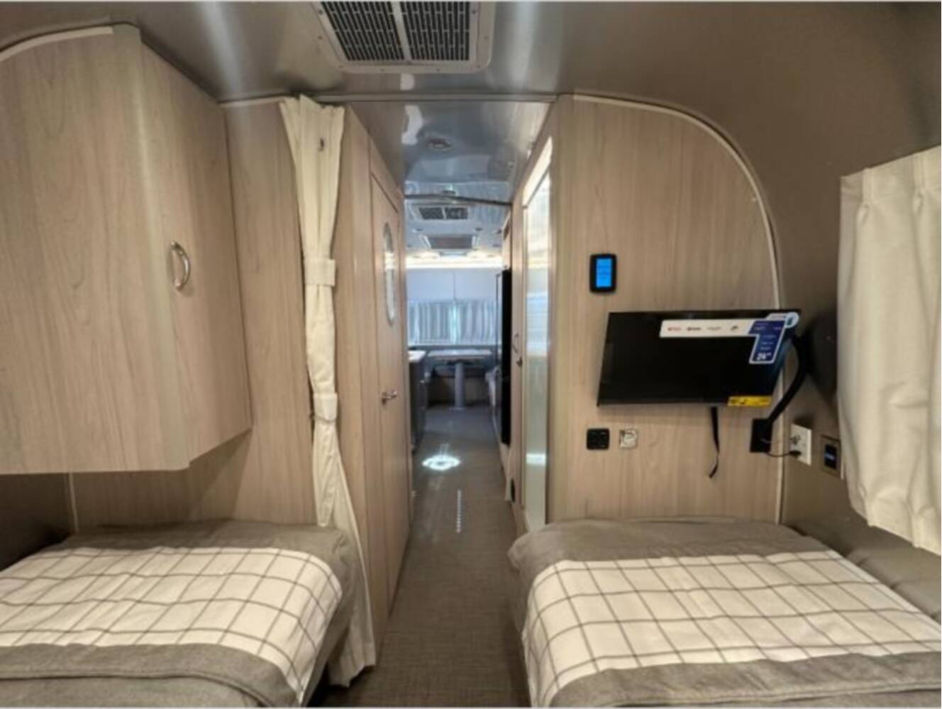 A photo of this 2027 Airstream Globetrotter 25FB Twin