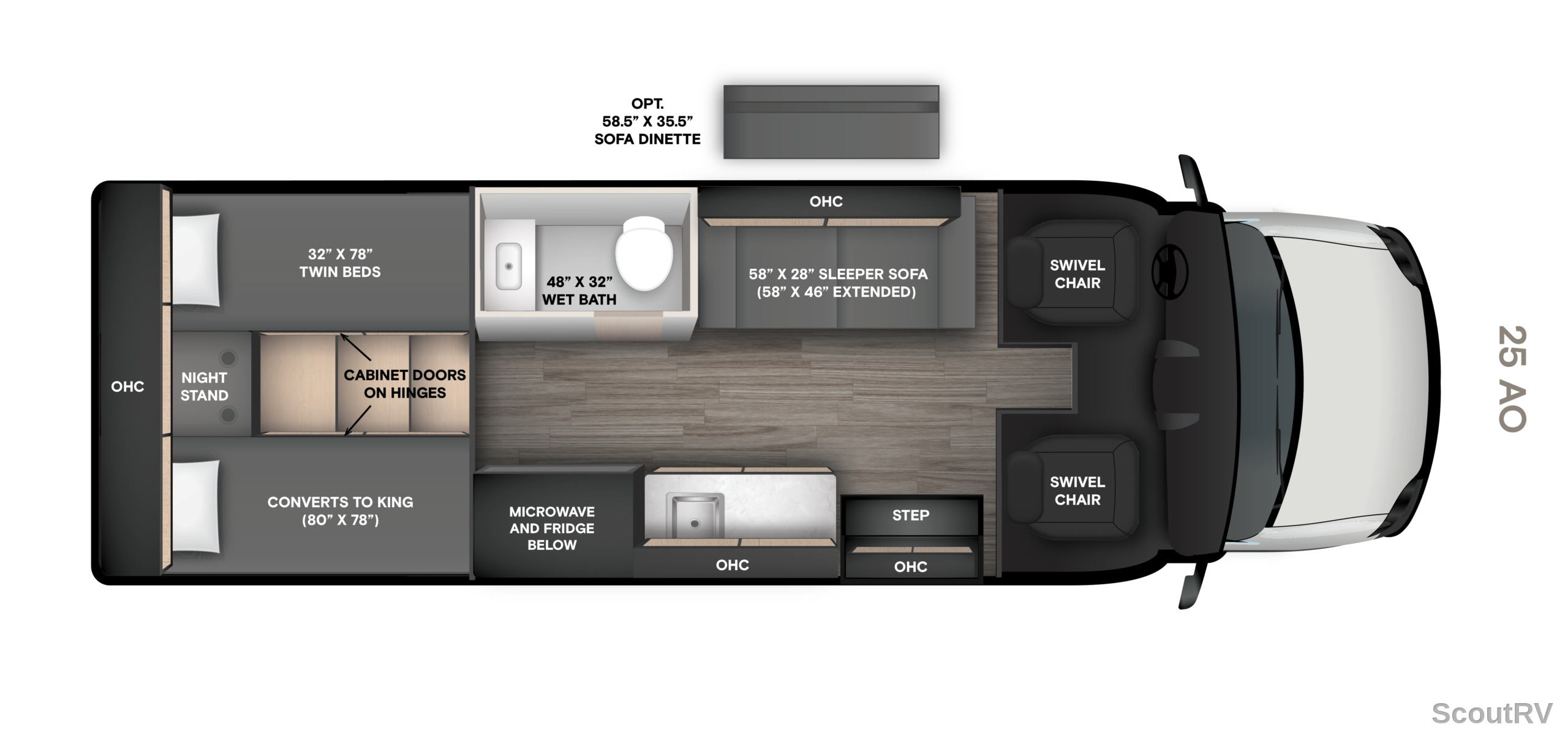 2026 Tiffin Motorhomes Open Trail 25 AO in norcross GA
