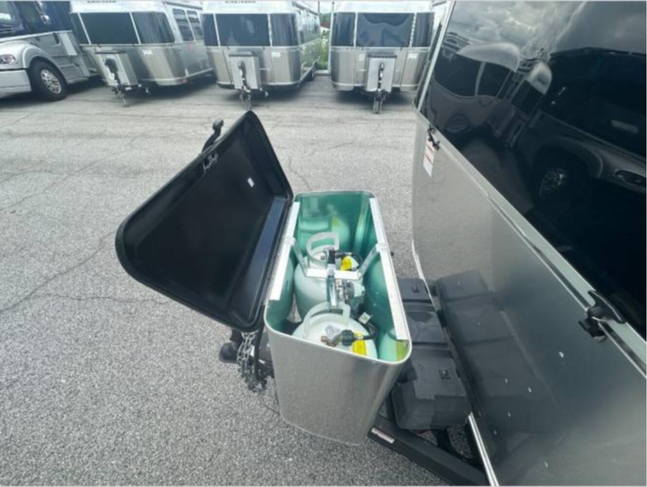 A photo of this 2024 Airstream Bambi 22FB