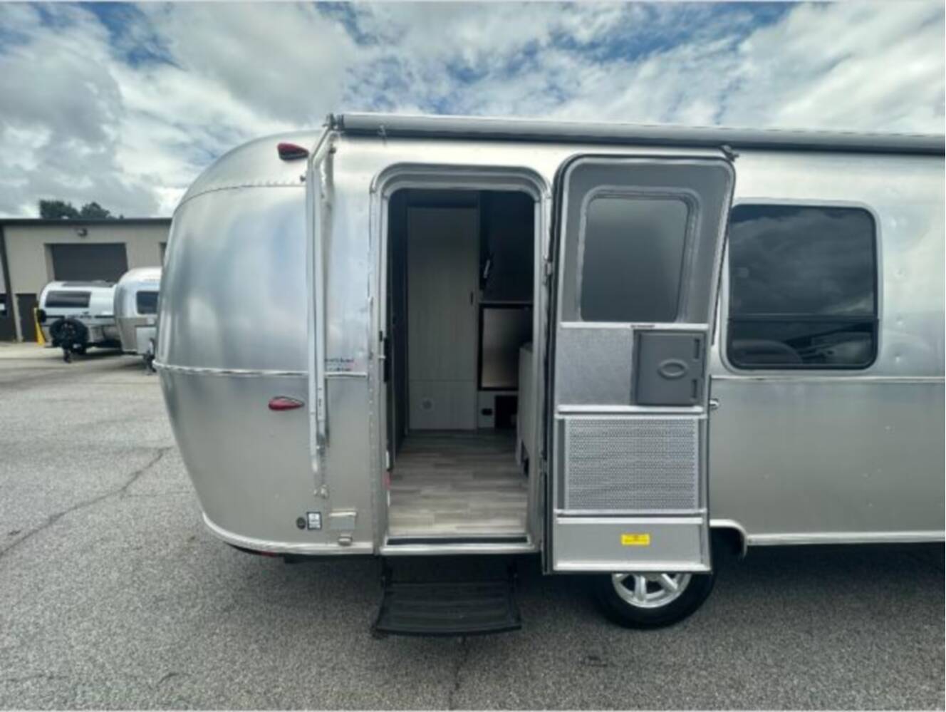 A photo of this 2024 Airstream Bambi 22FB