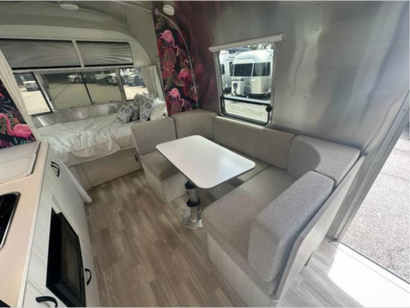 A photo of this 2024 Airstream Bambi 22FB
