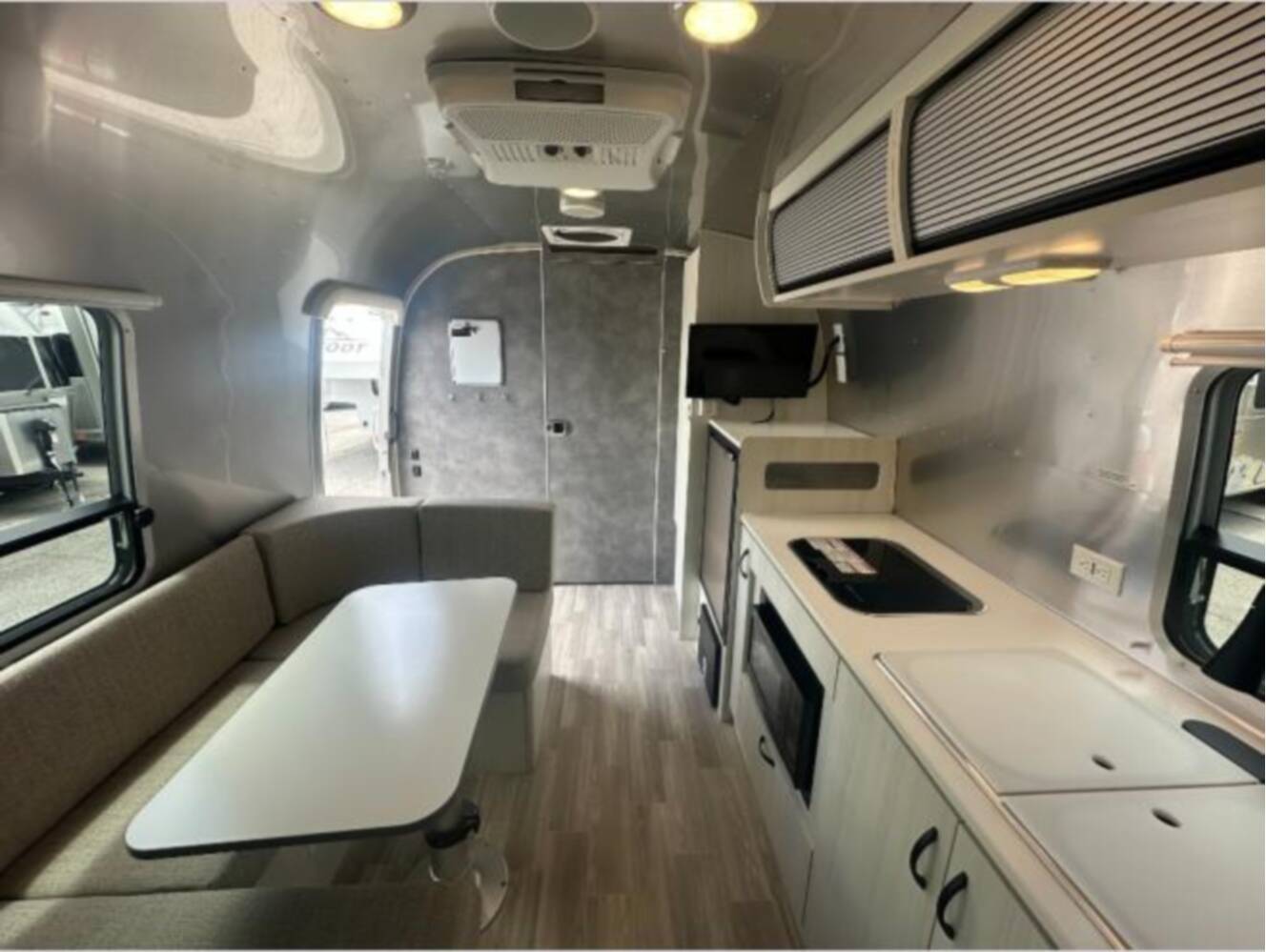 A photo of this 2024 Airstream Bambi 22FB