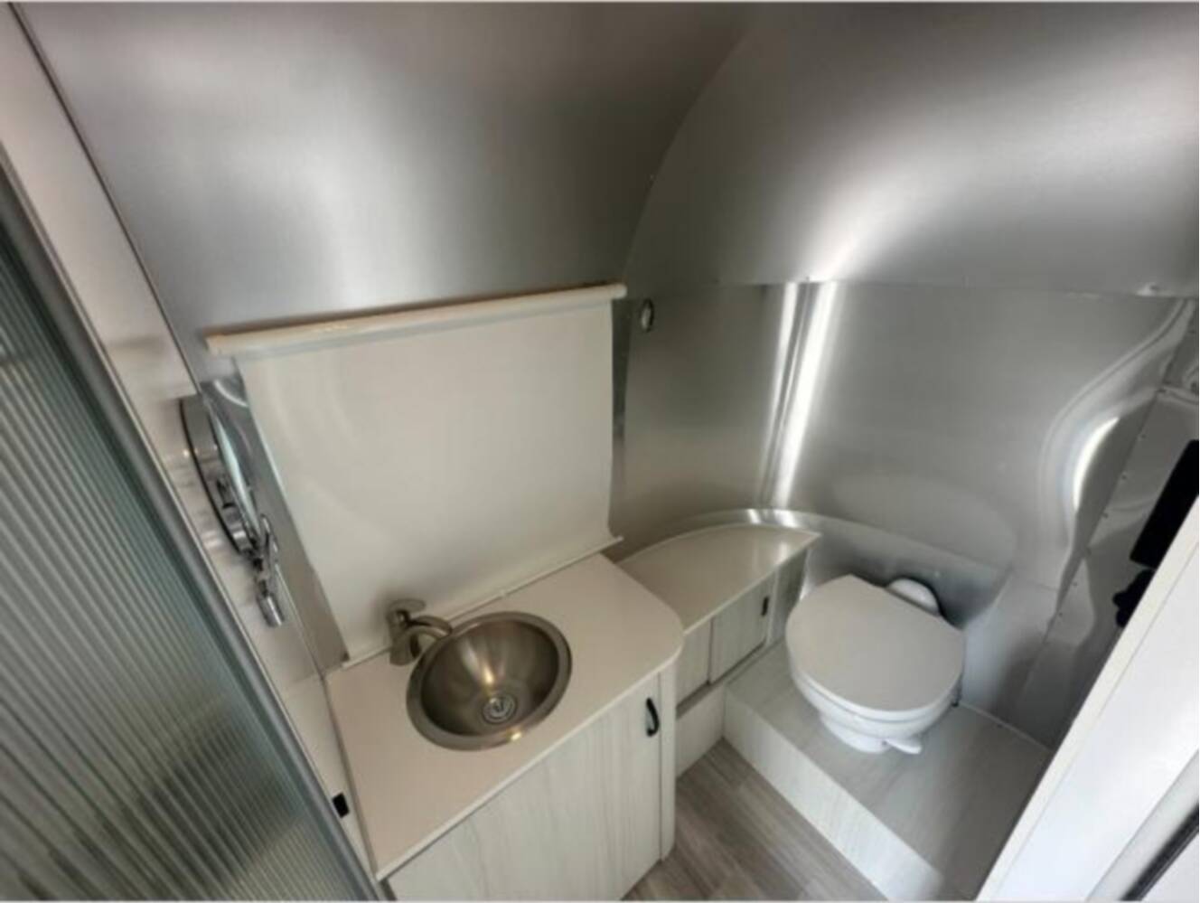 A photo of this 2024 Airstream Bambi 22FB