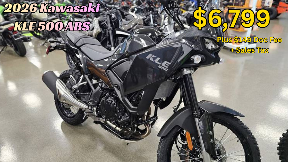 2026 Kawasaki KLE 500 ABS ABS in Whiteland, IN