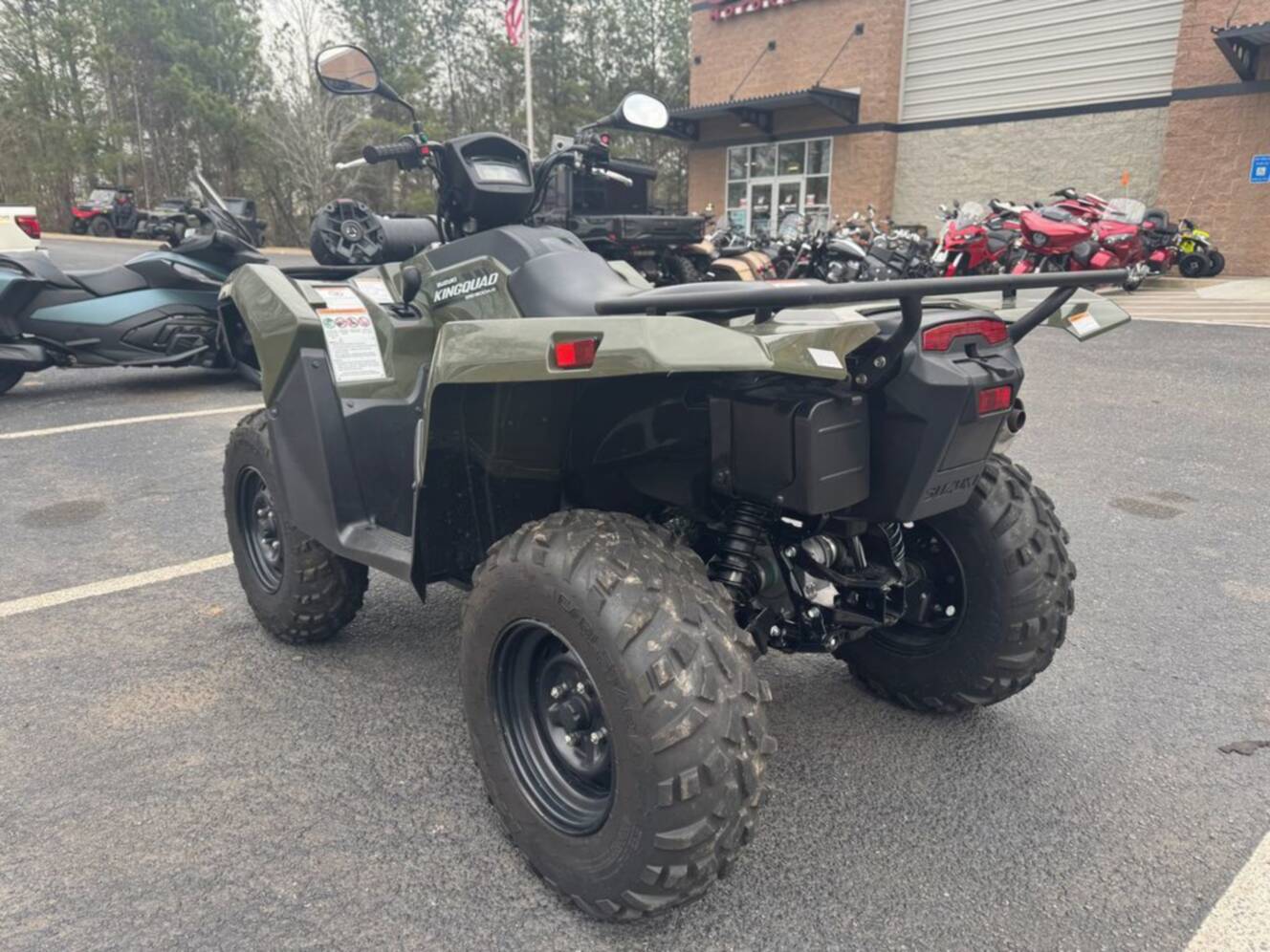 A photo of this 2024 Suzuki KingQuad 500AXi