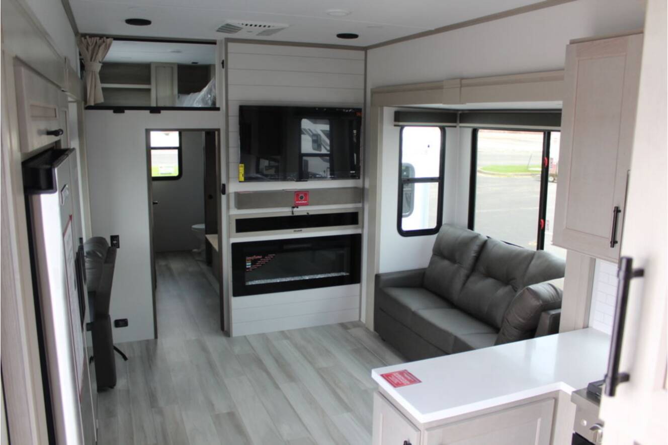 A photo of this 2026 Grand Design Influence 3804DS