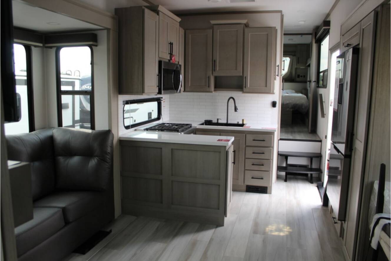 A photo of this 2026 Grand Design Influence 3804DS