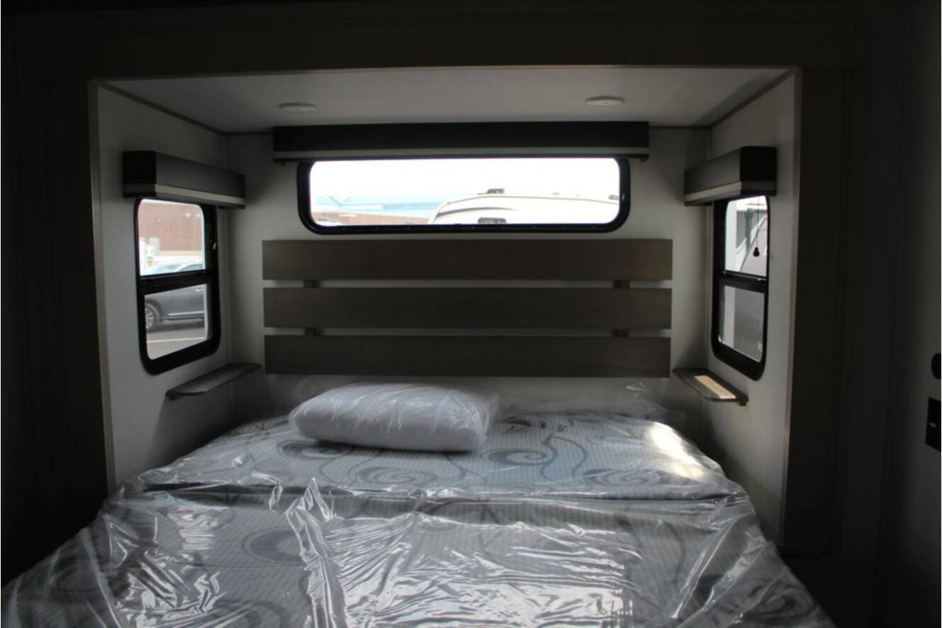 A photo of this 2026 Grand Design Influence 3804DS