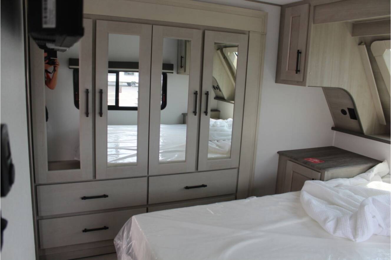 A photo of this 2026 Grand Design Influence 3804DS