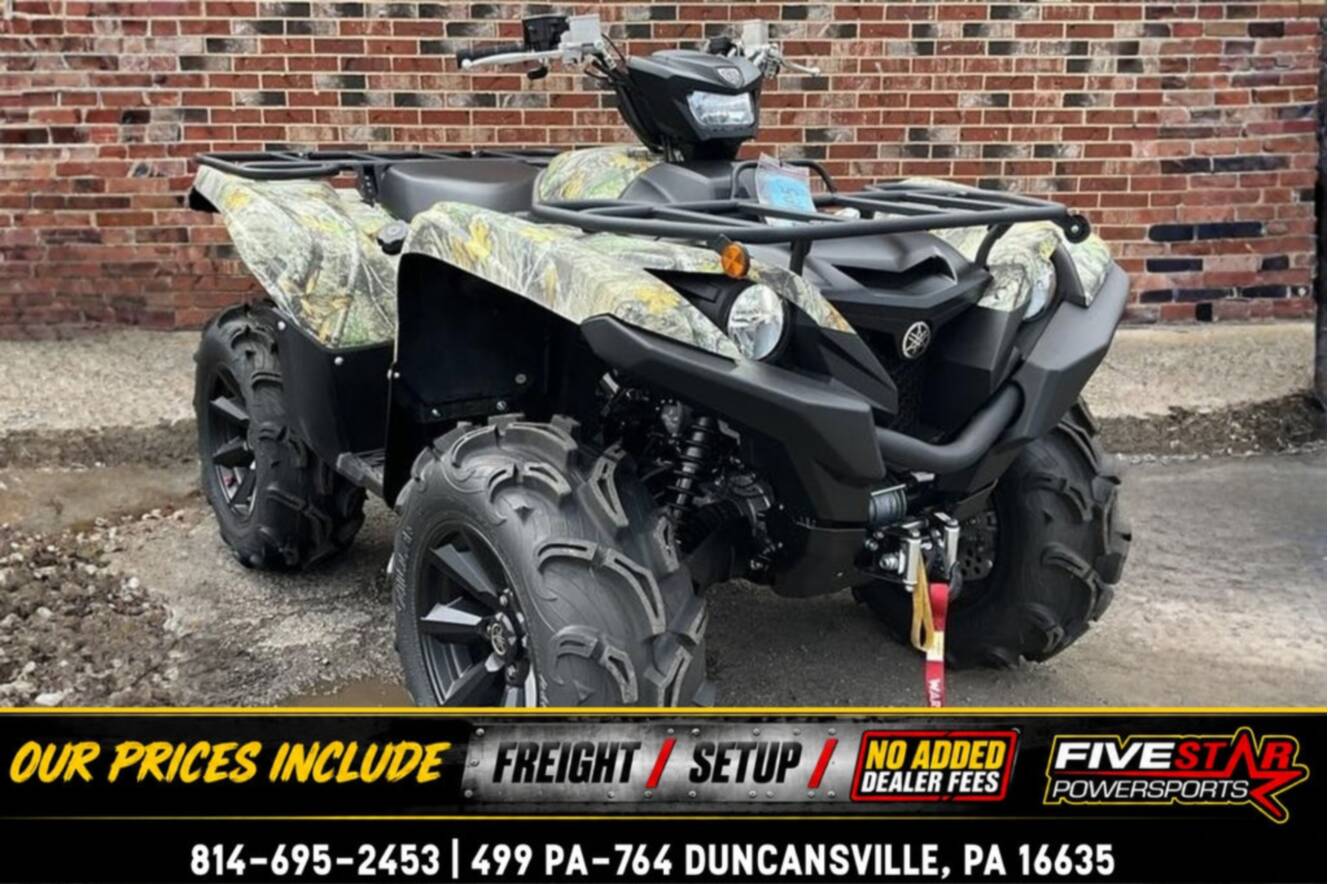 A photo of this 2026 Yamaha Grizzly EPS Camo
