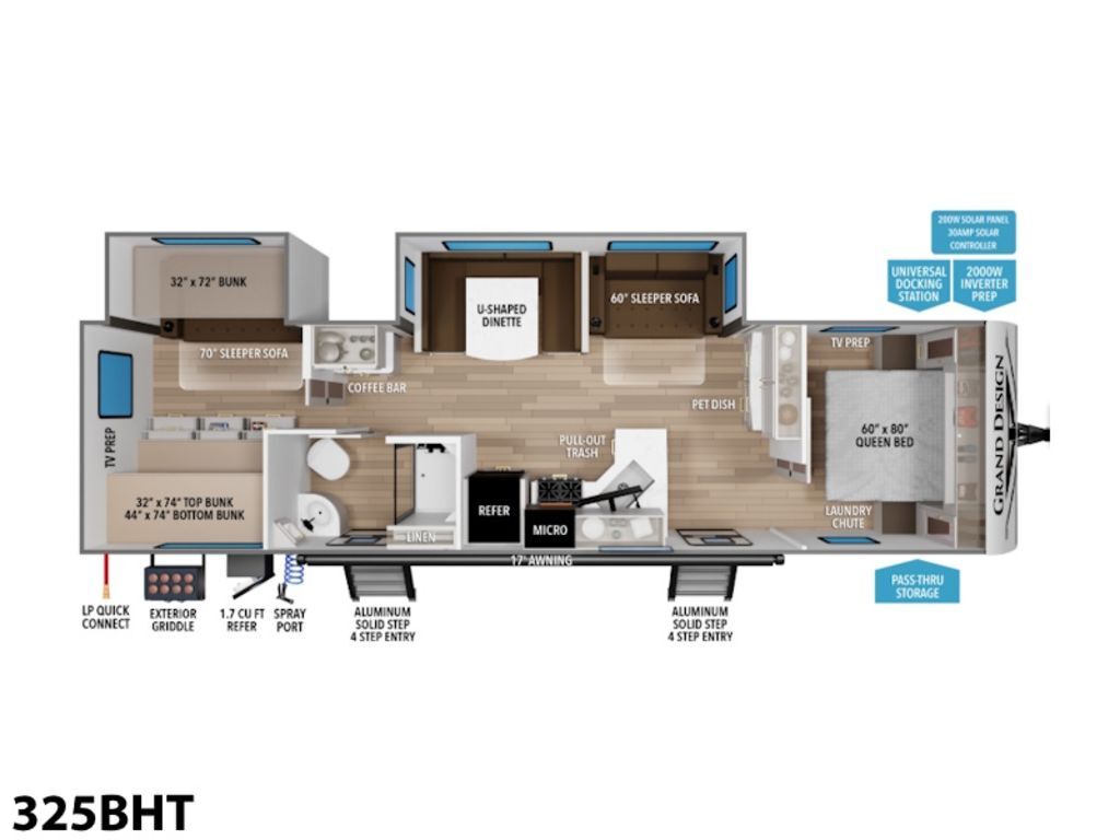 2027 Grand Design TRANSCEND Transcend 325BHT in newport NC