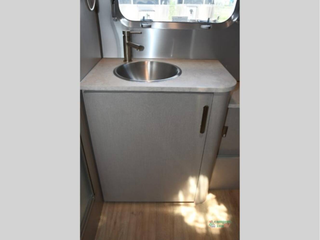 A photo of this 2026 Airstream Caravel 22FB