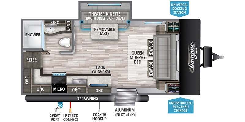 2020 Grand Design IMAGINE 17MKE RV