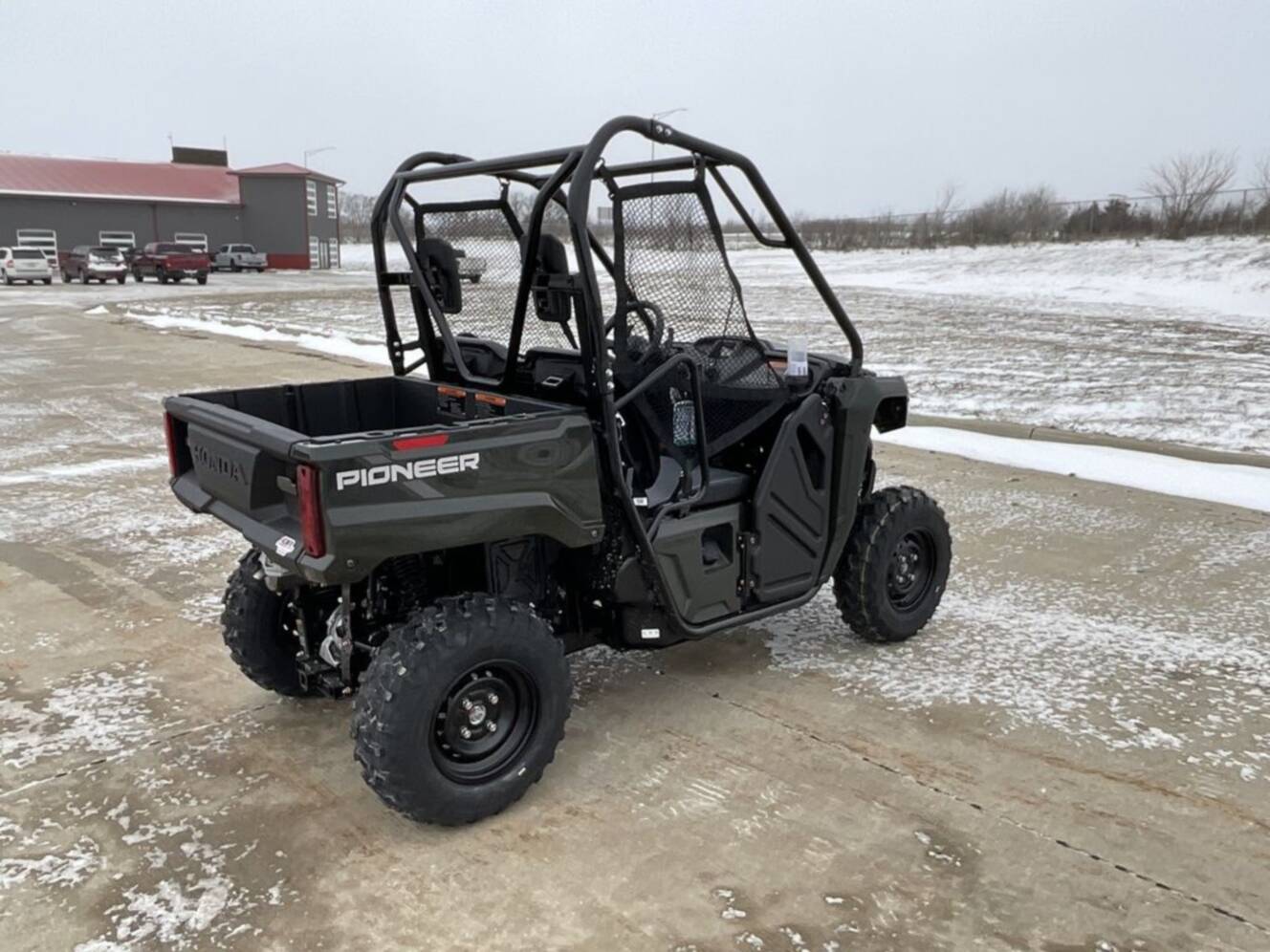 A photo of this 2026 Honda® PIONEER 520 Green