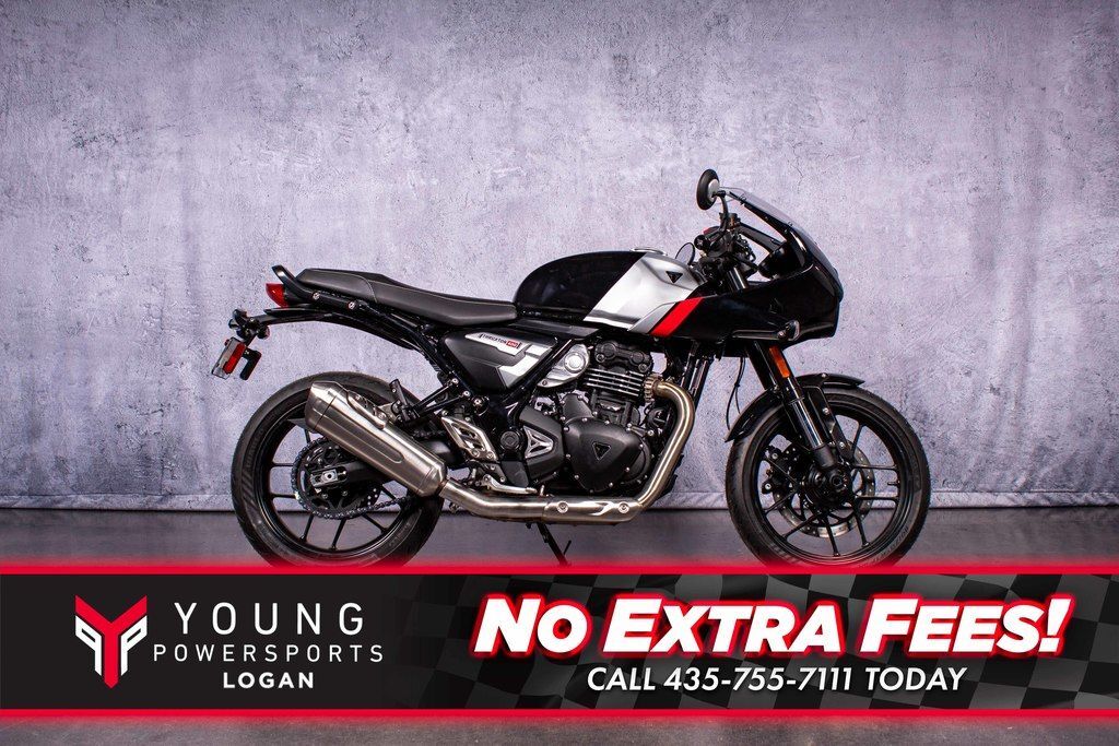 2026 Triumph Thruxton 400 Phantom Black / Aluminium Silver 400 in Logan, UT