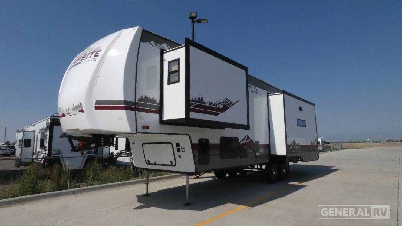 A photo of this 2025 Forest River CAMPSITE ELITE 32BAM