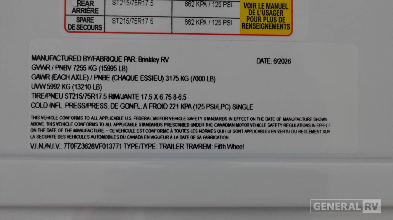 A photo of this 2027 Brinkley MODEL Z 3210