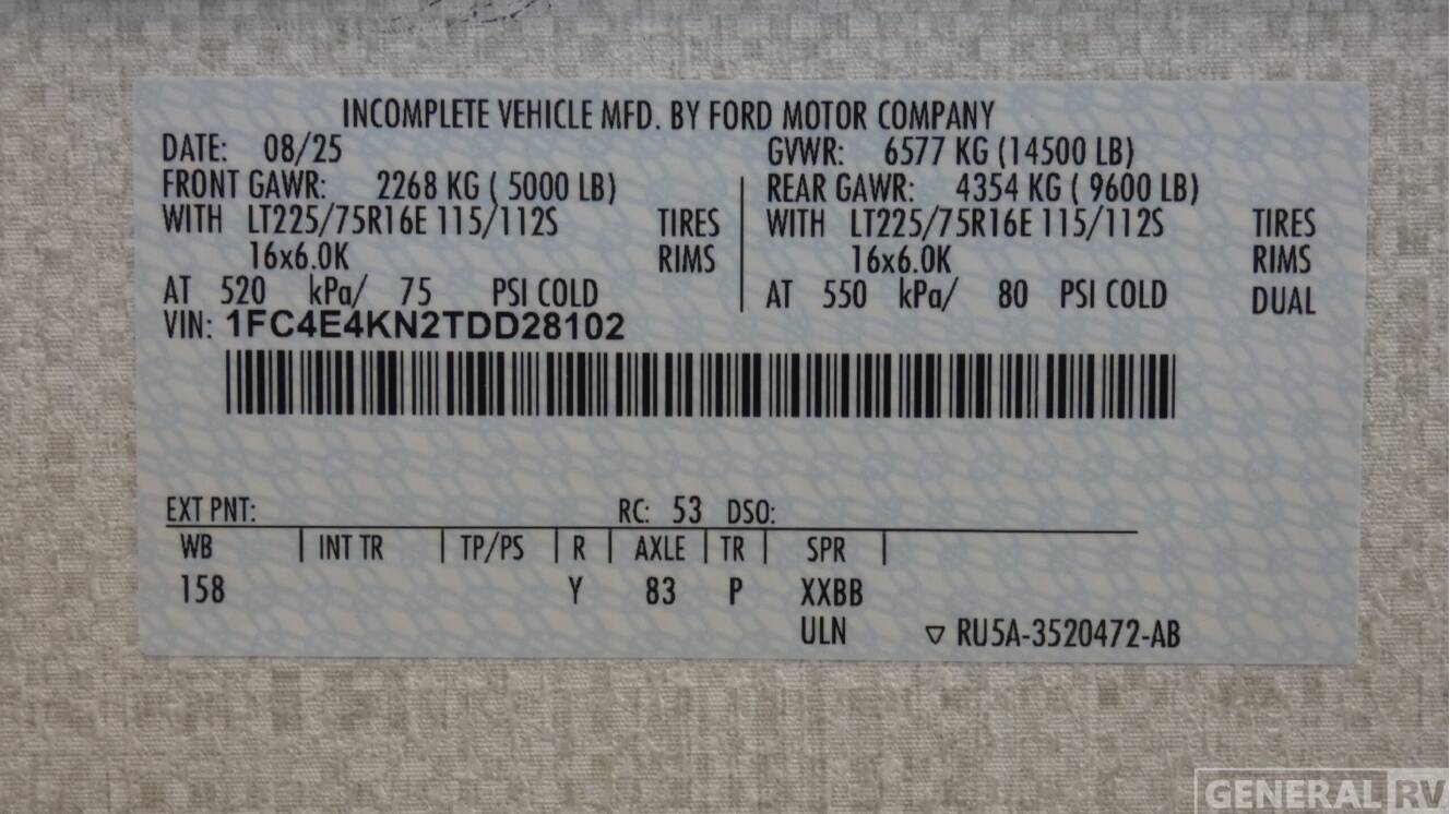 A photo of this 2026 Thor Motor Coach AXIS 26.2