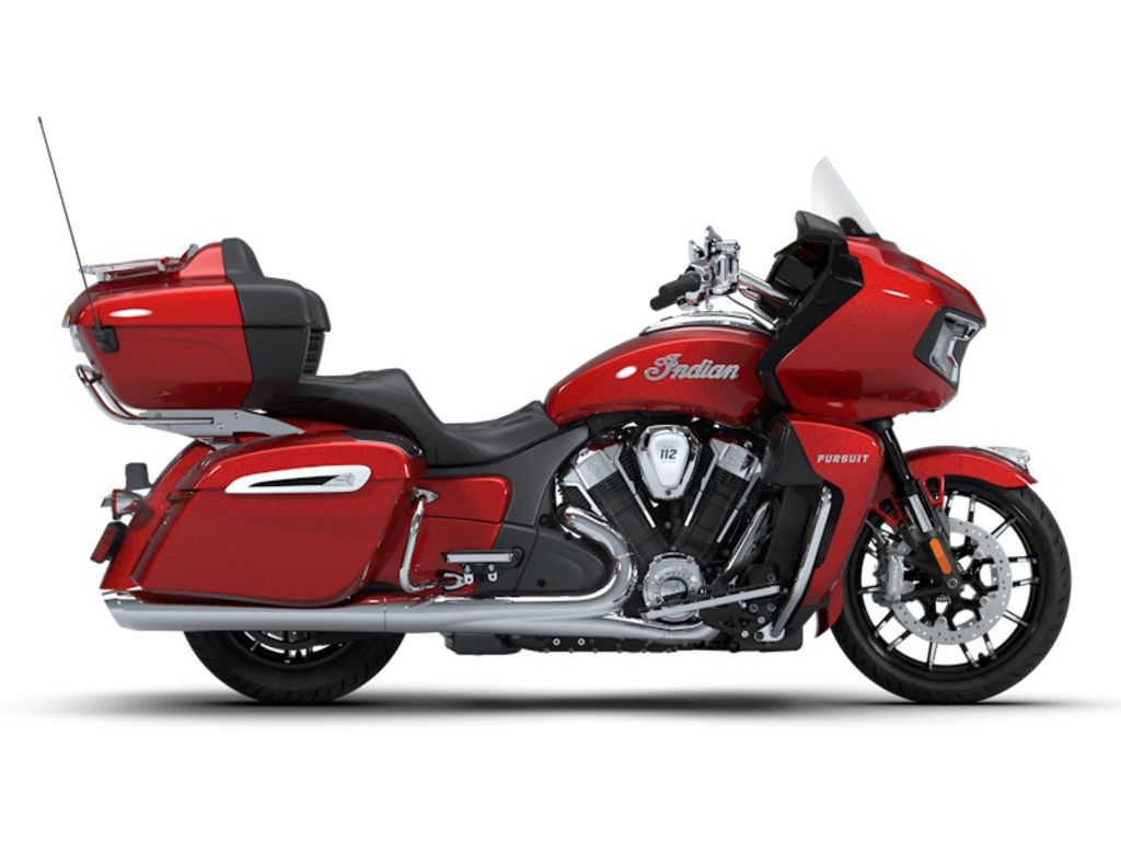 2026 Indian Motorcycle® Pursuit® Limited 112 w/PowerBand Audio Sunset Red Meta LIMITED in Omaha, NE