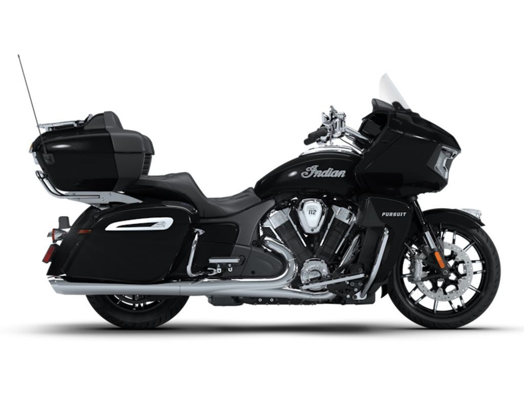2026 Indian Motorcycle® Pursuit® Limited 112 w/PowerBand Audio Black Metallic LIMITED in Omaha, NE
