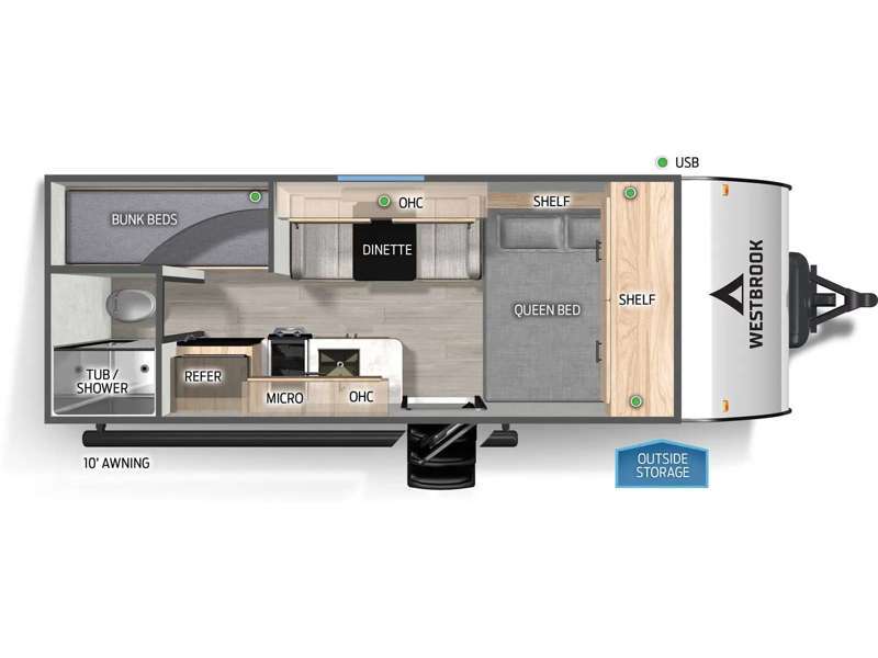 2026 Forest River Rv Westbrook 16CC in kingston NH