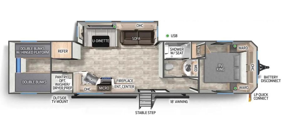 2027 Forest River Cherokee Timberwolf Destination 39TN in mansfield OH