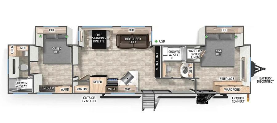 2027 Forest River Cherokee Timberwolf Destination 39HBA in mansfield OH